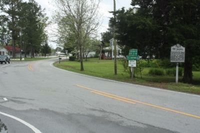Fort Barnwell Marker looking south along NC Highway 55 image. Click for full size.