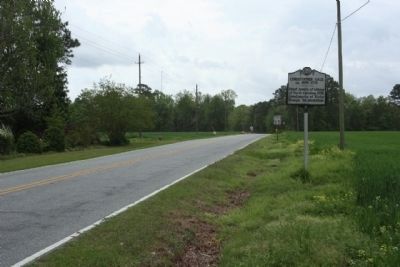 Christopher Gale Marker southbound North Carolina Route 92 image. Click for full size.
