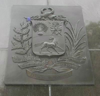 The Coat of Arms of Venezuela. Click for full size. The Coat of Arms of Venezuela image. Click for full size.