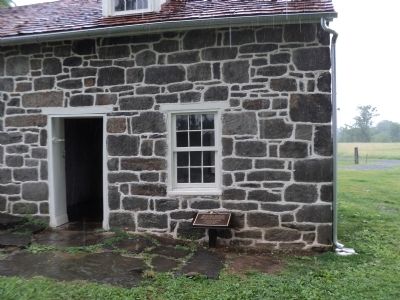 Marker on the Spangler Farm. Click for full size. Marker on the Spangler Farm image. Click for full size.