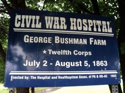 George Bushman Farm Marker image. Click for full size.