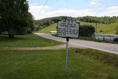 First Court of Grayson County Marker image. Click for full size.