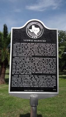 Ludwig Mahncke Marker. Click for full size. Ludwig Mahncke Marker image. Click for full size.