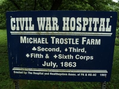 Michael Trostle Farm Marker. Click for full size. Michael Trostle Farm Marker image. Click for full size.