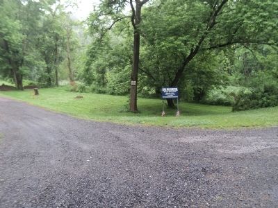 Marker on Sachs Road. Click for full size. Marker on Sachs Road image. Click for full size.