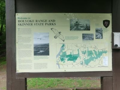 Holyoke Range and Skinner State Parks Marker. Click for full size. Holyoke Range and Skinner State Parks Marker image. Click for full size.