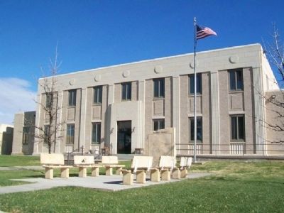 Kearny County Plaza at Courthouse. Click for full size. Kearny County Plaza at Courthouse image. Click for full size.