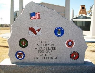 Veterans Memorial Marker. Click for full size. Veterans Memorial Marker image. Click for full size.