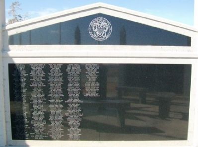 Veterans Memorial US Navy Honor Roll image. Click for full size.