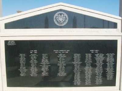 Veterans Memorial US Coast Guard Emblem Panel. Click for full size. Veterans Memorial US Coast Guard Emblem Panel image. Click for full size.