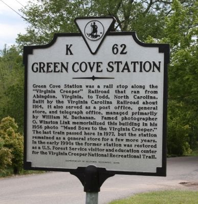 Green Cove Station Marker image. Click for full size.