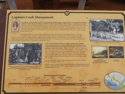 Captain Cook Monument Marker image. Click for full size.
