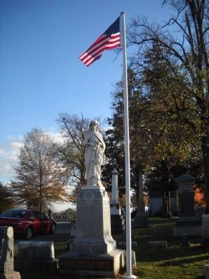 Jenny Wade's Grave in Evergreen Cemetery. Click for full size. Jenny Wade's Grave in Evergreen Cemetery image. Click for full size.