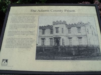 The Adams County Prison Marker image. Click for full size.