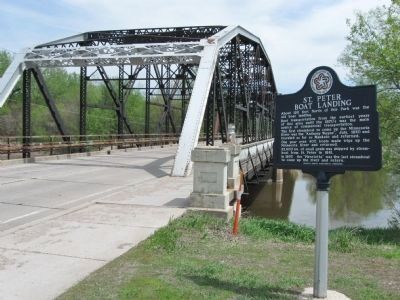 St. Peter Boat Landing Marker image. Click for full size.