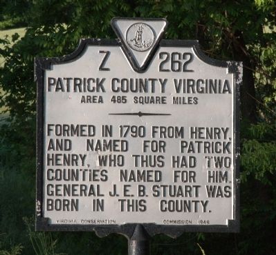 Patrick County Virginia / North Carolina Marker image. Click for full size.