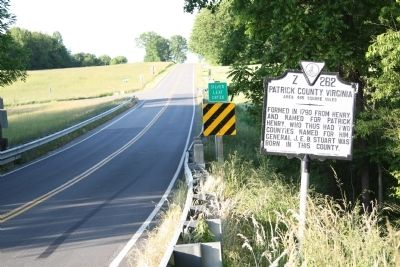 Patrick County Virginia / North Carolina Marker. Click for full size. Patrick County Virginia / North Carolina Marker image. Click for full size.
