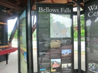 Bellows Falls Marker. Click for full size. Bellows Falls Marker image. Click for full size.