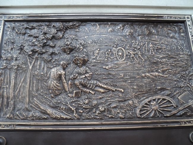 Closeup of Sisters of Charity of Emmitsburg Relief image. Click for full size.