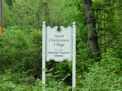 North Charlestown Village Marker image. Click for full size.