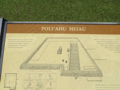 Poli'auh Heiau Marker image. Click for full size.