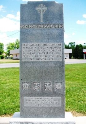 War Memorial. Click for full size. War Memorial image. Click for full size.