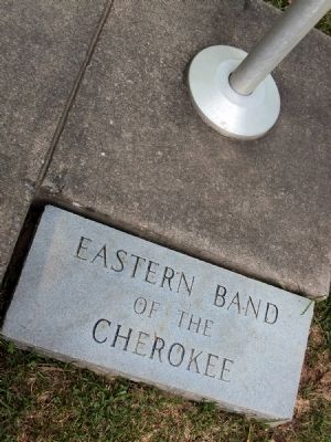 Cherokee Indian Memorial Marker image. Click for full size.