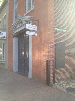Entrance to Friendship Firehouse Museum image. Click for full size.