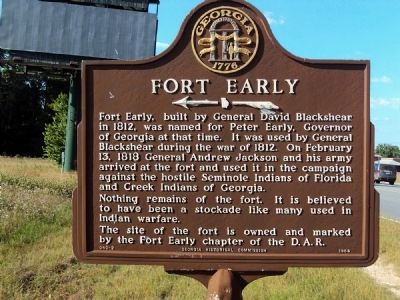 Fort Early Marker. Click for full size. Fort Early Marker image. Click for full size.