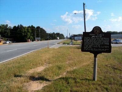 Fort Early Marker. Click for full size. Fort Early Marker image. Click for full size.