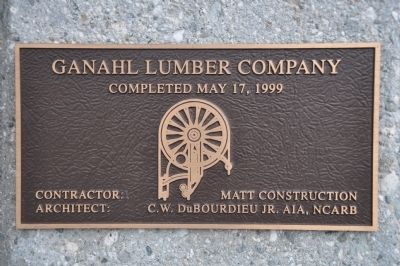 Ganahl Lumber Company Marker image. Click for full size.