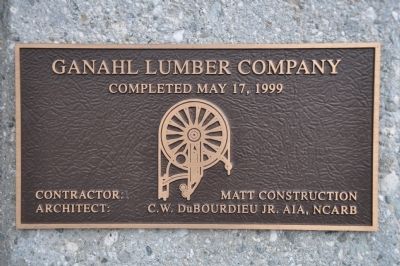 Ganahl Lumber Company Marker image. Click for full size.
