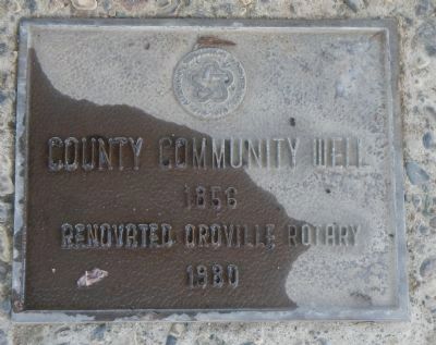 County Community Well Marker. Click for full size. County Community Well Marker image. Click for full size.