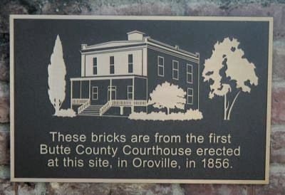 Butte County Courthouse Bricks Marker image. Click for full size.
