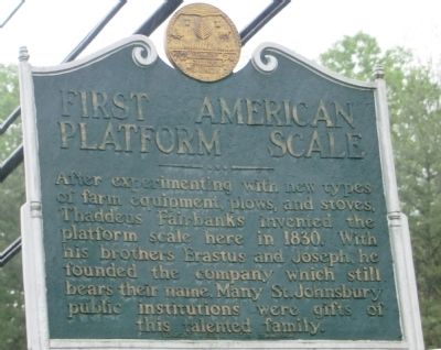 First American Platform Scale Marker image. Click for full size.