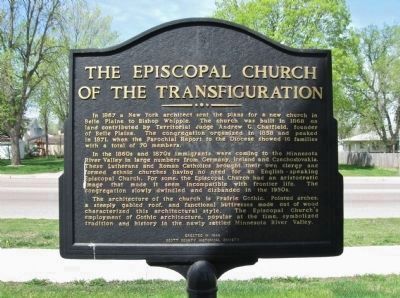 The Episcopal Church of the Transfiguration Marker. Click for full size. The Episcopal Church of the Transfiguration Marker image. Click for full size.