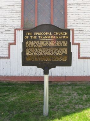 The Episcopal Church of the Transfiguration Marker image. Click for full size.