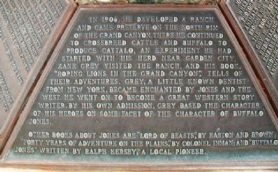 Charles Jesse "Buffalo" Jones Panel 4. Click for full size. Charles Jesse "Buffalo" Jones Panel 4 image. Click for full size.