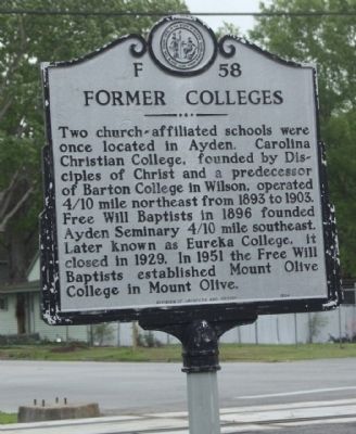 Former Colleges Marker. Click for full size. Former Colleges Marker image. Click for full size.
