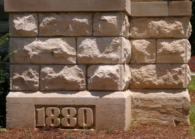 Stone Chapel Cornerstone. Click for full size. Stone Chapel Cornerstone image. Click for full size.