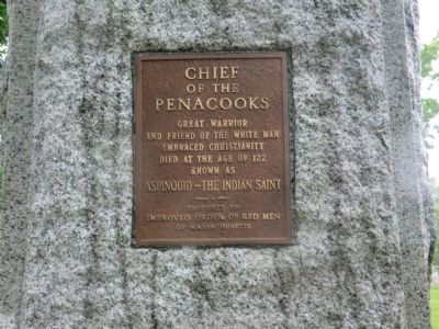 Chief of the Penacooks Marker image. Click for full size.