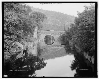 <i>Canal, Bellows Falls, Vt. </i> image. Click for full size.