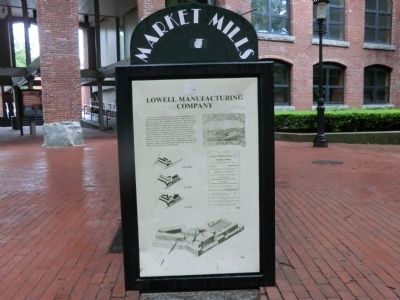 Lowell Manufacturing Company Marker image. Click for full size.