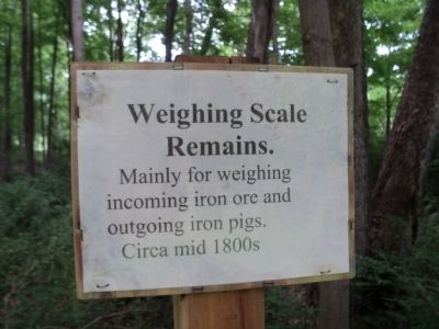 Weighing Scale Remains Marker. Click for full size. Weighing Scale Remains Marker image. Click for full size.