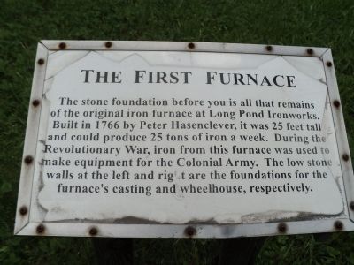 The First Furnace Marker image. Click for full size.