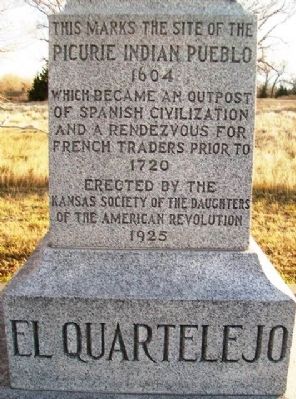El Quartelejo Marker. Click for full size. El Quartelejo Marker image. Click for full size.