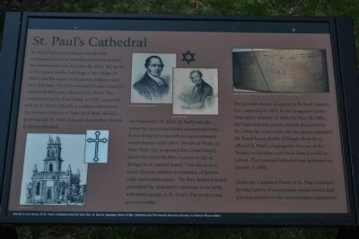 St. Paul's Cathedral Marker. Click for full size. St. Paul's Cathedral Marker image. Click for full size.