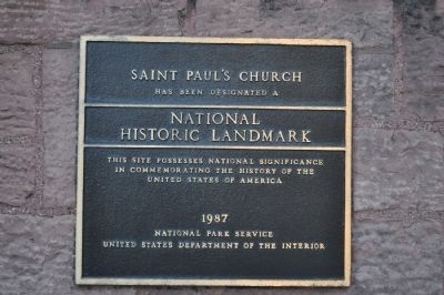 St. Paul's Cathedral National Historic Landmark Marker. Click for full size. St. Paul's Cathedral National Historic Landmark Marker image. Click for full size.