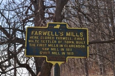Farwell's Mill Marker image. Click for full size.