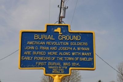 Burial Ground Marker image. Click for full size.